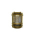 Cargo Solid Brass Flush Wall Light Raw Brass Finish IP64-9