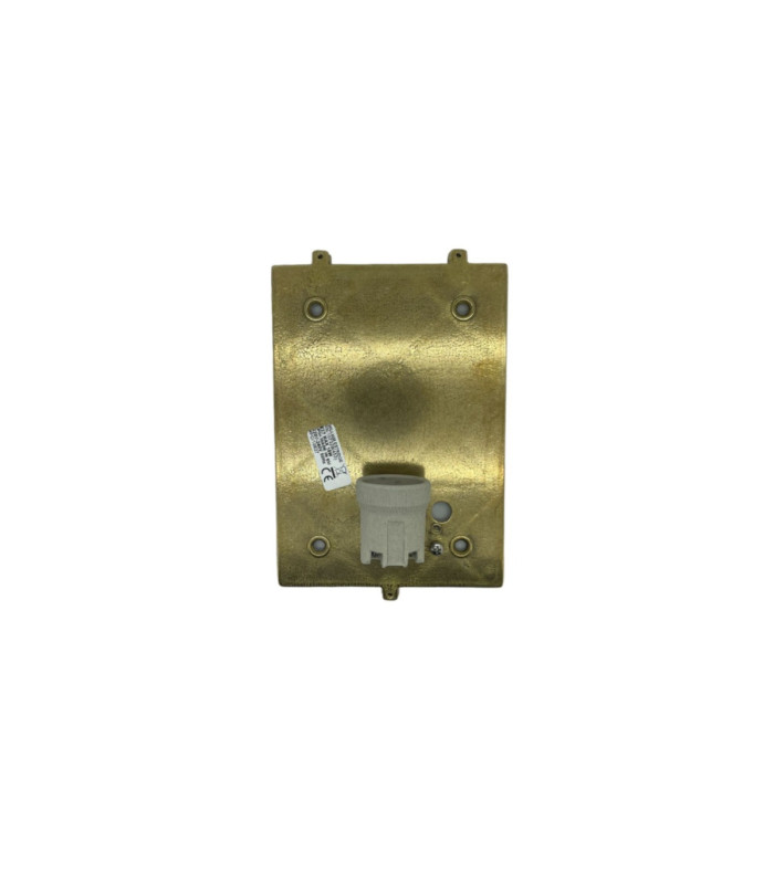 Cargo Solid Brass Flush Wall Light Satin Nickel Finish IP64-6