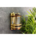 Cargo Solid Brass Flush Wall Light Satin Nickel Finish IP64-8