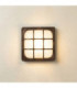Francis Solid Brass Square 16cm Wall Light Antique Brass Finish IP64-1