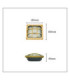 Francis Solid Brass Square 16cm Wall Light Antique Brass Finish IP64-3