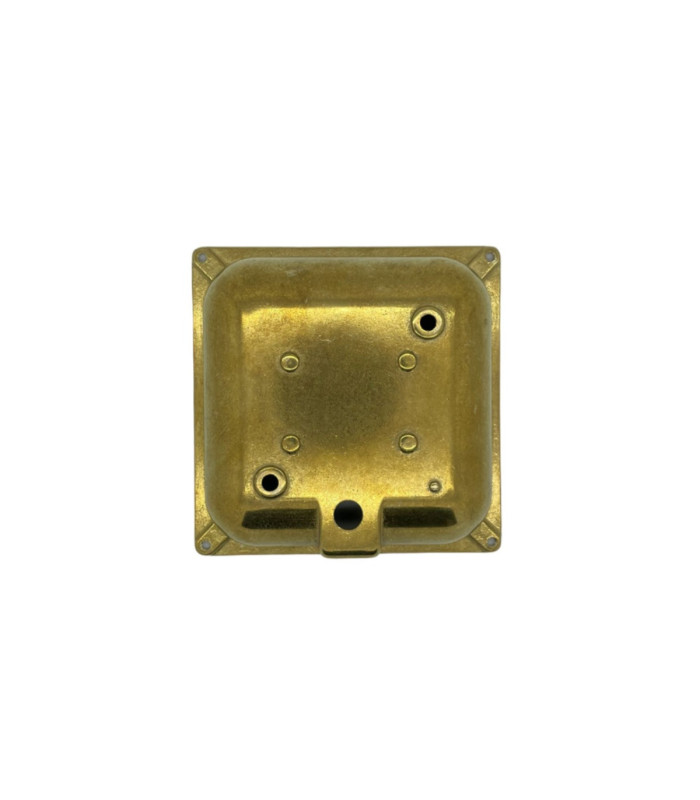 Francis Solid Brass Square 16cm Wall Light Antique Brass Finish IP64-6