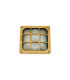 Francis Solid Brass Square 16cm Wall Light Raw Brass Finish IP64-9