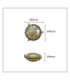 Grand Solid Brass Round 24cm Cabin Bulkhead Raw Brass Finish IP64-4
