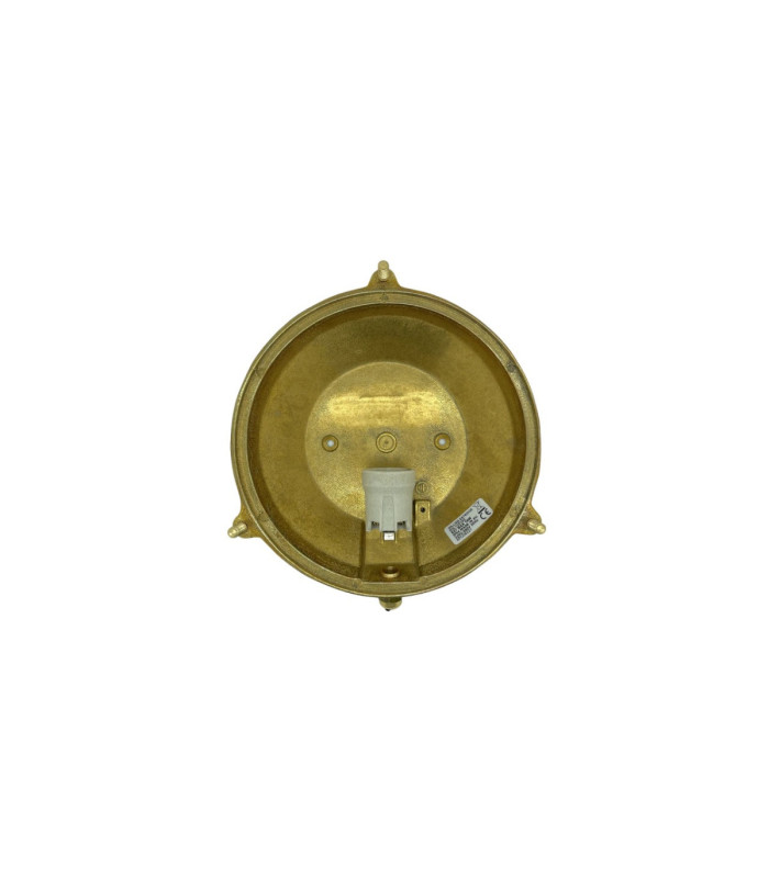 Grand Solid Brass Round 24cm Cabin Bulkhead Satin Nickel Finish IP64-8