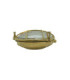 Small Solid Brass Round 21cm Cabin Bulkhead Antique Brass Finish IP64-6