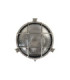 Small Solid Brass Round 21cm Cabin Bulkhead Satin Nickel Finish IP64-12