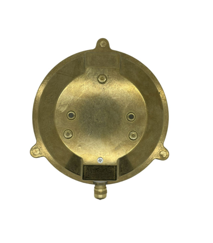 Grand Solid Brass Round 22cm Capstan Bulkhead Satin Nickel Finish IP64-5