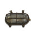 Horatio Solid Brass Oval Bulkhead Antique Brass Finish IP64