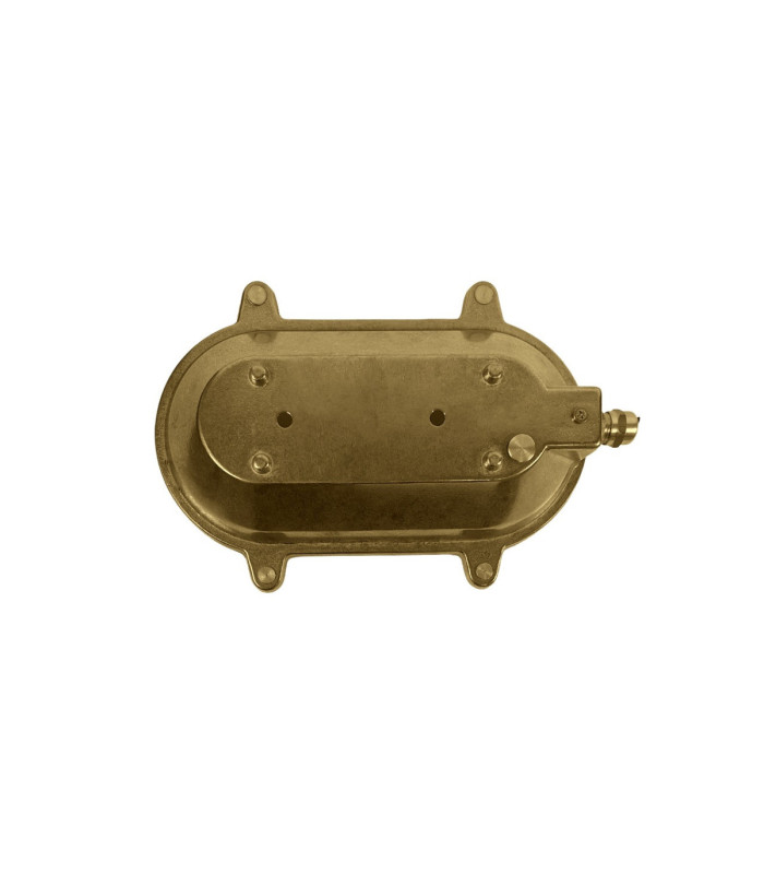 Horatio Solid Brass Oval Bulkhead Black Finish IP64