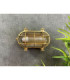 Horatio Solid Brass Oval Bulkhead Black Finish IP64