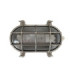 Horatio Solid Brass Oval Bulkhead Satin Nickel Finish IP64