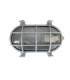 Horatio Solid Brass Oval Bulkhead Silver Colour Finish IP64-1