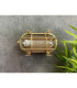 Horatio Solid Brass Oval Junior Bulkhead Raw Brass Finish IP64-8