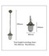 Hull Solid Brass Pendant Lantern Antique Brass Finish IP54-2