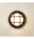 Marina Solid Brass Round 14cm Guard Circular Bulkhead Antique Brass Finish IP64-1