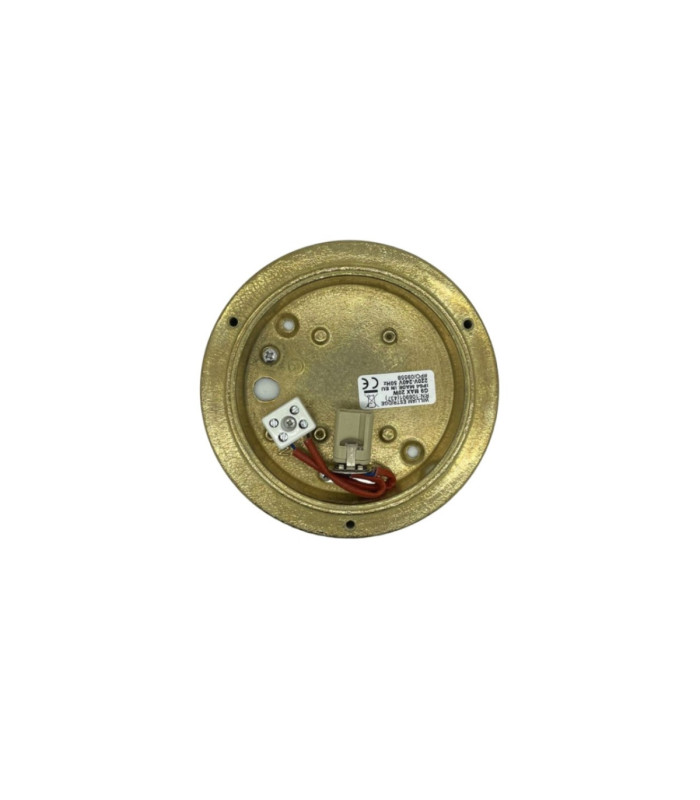 Marina Solid Brass Round 14cm Guard Circular Bulkhead Satin Nickel Finish IP64