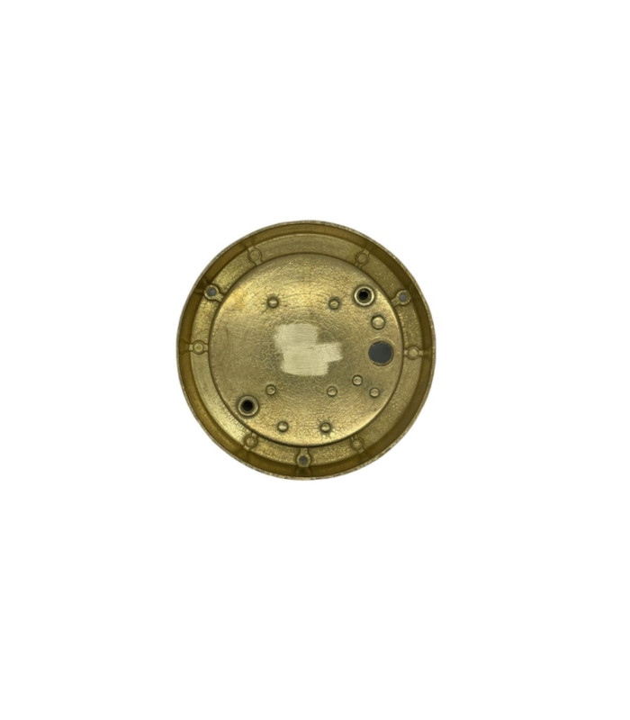 Marina Solid Brass Round 14cm Guard Circular Bulkhead Satin Nickel Finish IP64