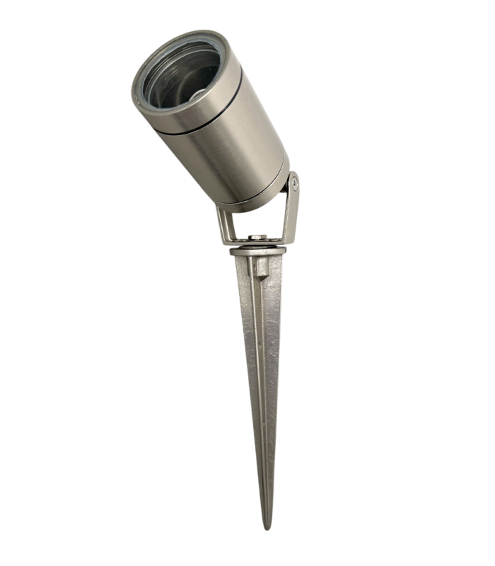 Marlinspike Solid Brass Spike Spot Light Satin Nickel Finish IP64-1