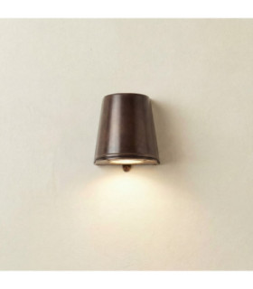 Mast Solid Brass Down Wall Light Antique Brass Finish IP65-1