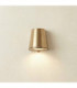 Mast Solid Brass Down Wall Light Raw Brass Finish IP65-1