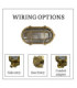 Merchant Solid Brass Oval Bulkhead Antique Brass Finish IP64-10