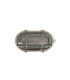 Merchant Solid Brass Oval Bulkhead Satin Nickel Finish IP64