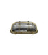 Merchant Solid Brass Oval Flush Bulkhead Raw Brass Finish IP64
