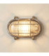 Merchant Solid Brass Oval Flush Bulkhead Satin Nickel Finish IP64-1