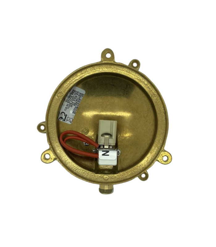 Mini Solid Brass Round 14cm Compass Bulkhead Bulkhead Antique Brass Finish IP44-6