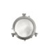 Mini Solid Brass Round 14cm Compass Bulkhead Bulkhead Satin Nickel Finish IP44
