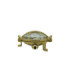 Mini Solid Brass Round 14cm Compass Guard Bulkhead Lamp Antique Brass Finish IP44-5