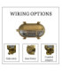 Palaemon Solid Brass Oval Bulkhead Raw Brass Finish IP64-9