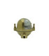 Palaemon Solid Brass Oval Bulkhead Satin Nickel Finish IP64-6