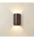Pharos Solid Brass Compact Up and Down Wall Light Antique Brass Finish IP44-1