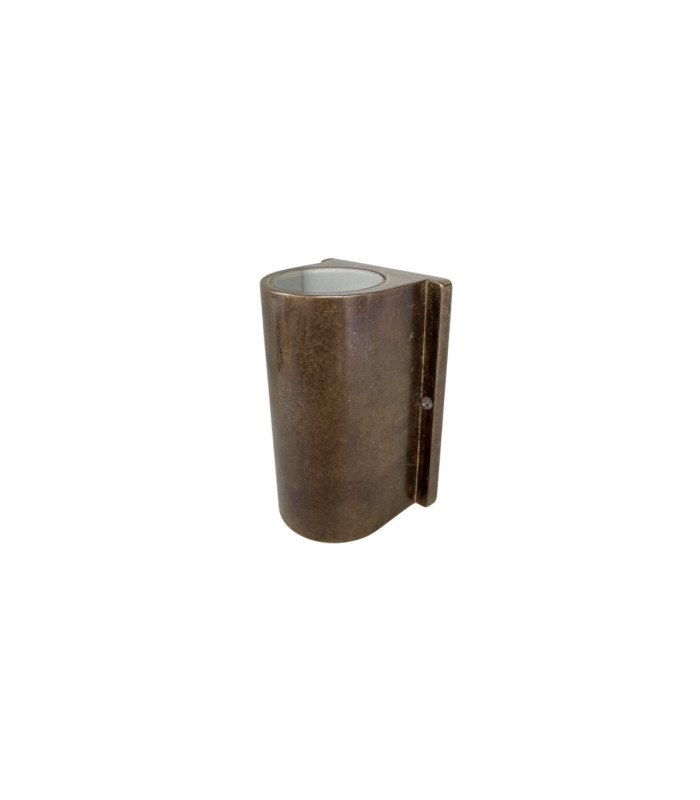 Pharos Solid Brass Compact Up and Down Wall Light Antique Brass Finish IP44-3