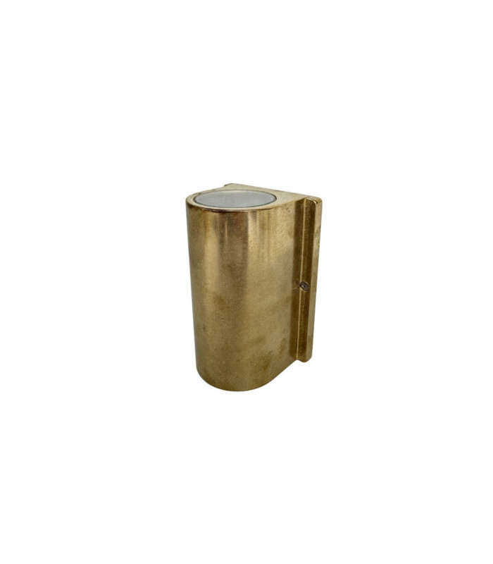Pharos Solid Brass Compact Up and Down Wall Light Raw Brass Finish IP44-3
