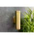 Pharos Solid Brass Up & Down Wall Light Antique Brass Finish IP64-7