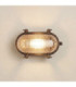 Small Solid Brass Oval Siren Bulkhead without Grill Antique Brass Finish IP64-1