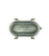 Small Solid Brass Oval Siren Bulkhead without Grill Satin Nickel Finish IP64