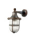 Tiller Solid Brass Wall Lantern Antique Brass Finish IP64-11