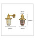 Tiller Solid Brass Wall Lantern Raw Brass Finish IP64-3