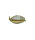 Trident Solid Brass Porthole Circular Bulkhead Lamp Mirror Nickel Finish IP64