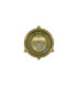 Trident Solid Brass Porthole Circular Bulkhead Lamp Raw Brass Finish IP64