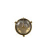 Trident Solid Brass Porthole Circular Bulkhead Lamp Raw Brass Finish IP64