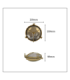 Trident Solid Brass Porthole Circular Bulkhead Lamp Satin Nickel Finish IP64-3