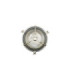 Trident Solid Brass Porthole Circular Bulkhead Lamp Satin Nickel Finish IP64