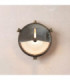 Trident Solid Brass Shield Porthole Circular Shield Bulkhead Lamp Antique Brass Finish IP64-1
