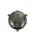 Trident Solid Brass Shield Porthole Circular Shield Bulkhead Lamp Antique Brass Finish IP64