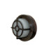 Walkway Solid Brass Circular 14cm Guard Light Antique Brass Finish IP65-3